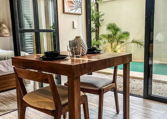 15 Min Walking Near Of Beach, Private Pool, 1 Bed, 1 Sofacama, 1 Inflatable Apartment